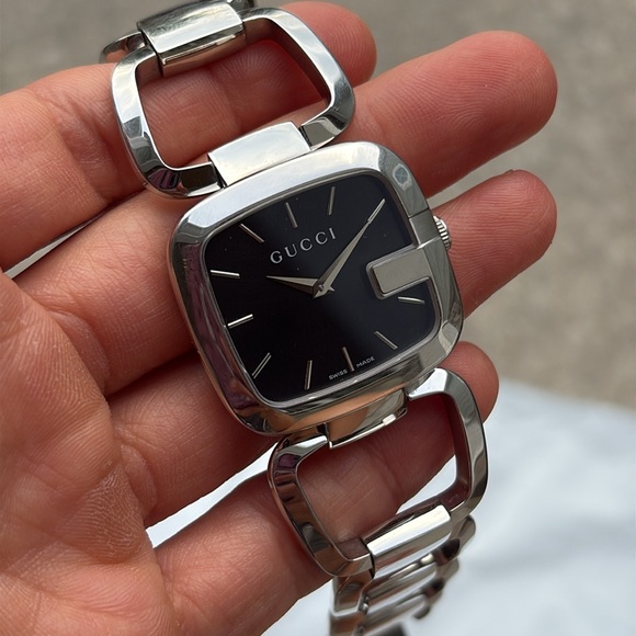 Gucci G-Gucci Watch G logo stainless steel quartz movement 125.4 SST 15034952 main image 13